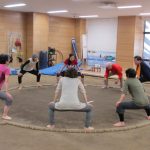 土俵を使ってロコモ予防体操