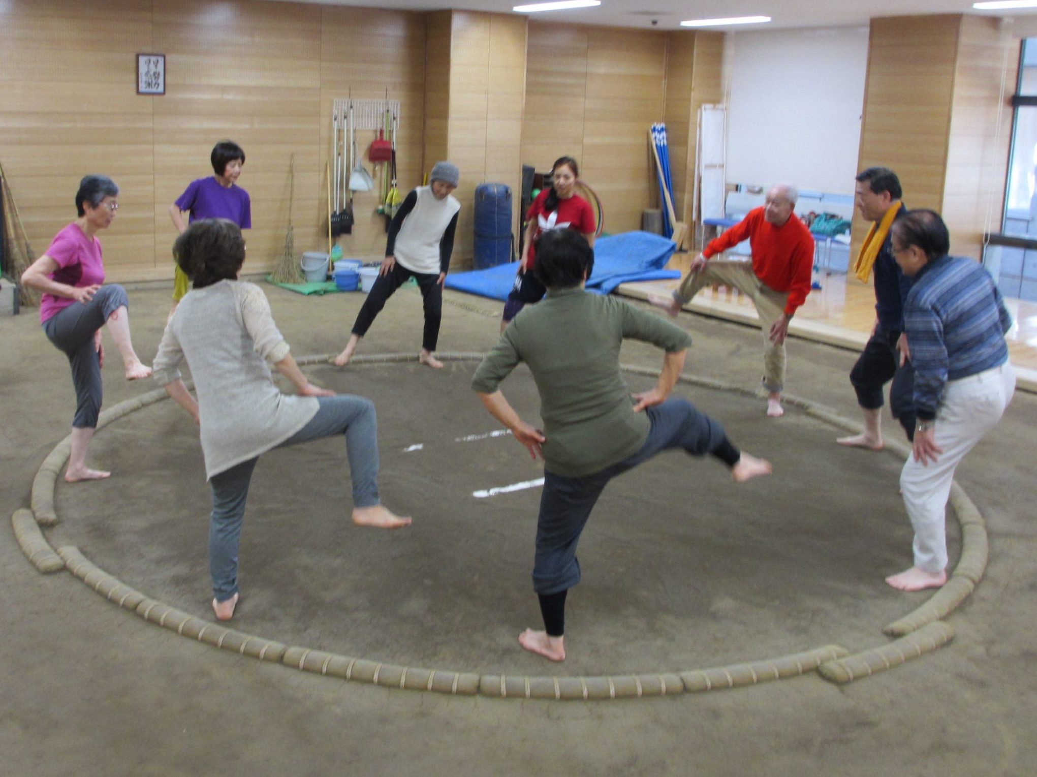 土俵でフィットネス